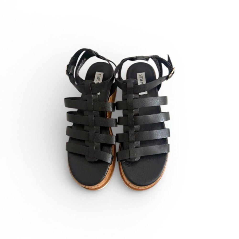 Steve Madden Kaydee Black Platform Sandal, NWOT! Size 9.5